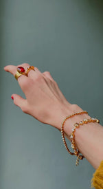 Last inn og spill av video i Gallerivisningen, Calanthe bracelet - white combo
