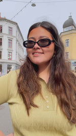 Last inn og spill av video i Gallerivisningen, Solbriller Gina - svart
