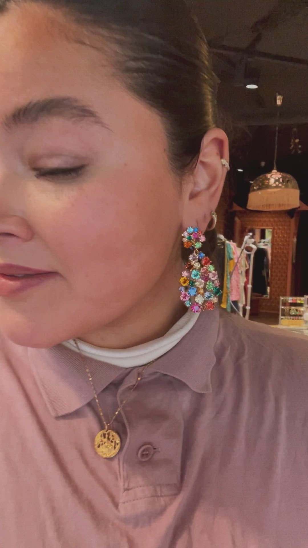 Hanna earrings - rainbow combo