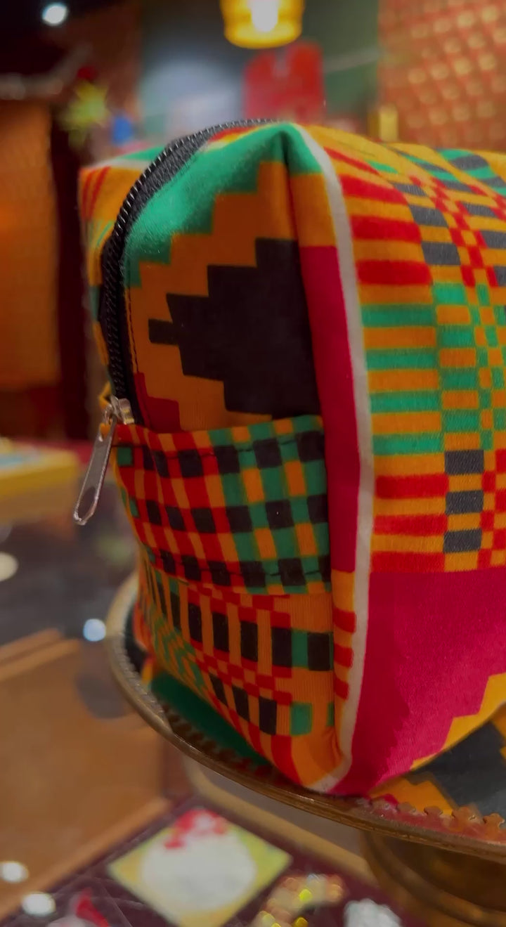 Toalettmappe liten - yellow ghana