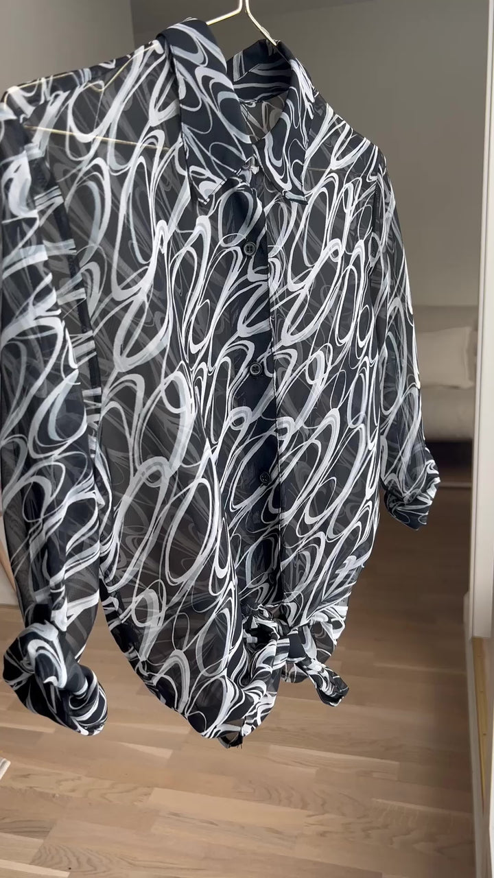Vintagebluse - Virvelvind, str M