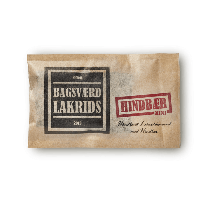 Bagsværd Godteri og sjokolade Bagsværd Lakrids - bringebær mini 40g