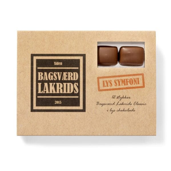 Bagsværd Godteri og sjokolade Bagsværd Lakrids - lys symfoni