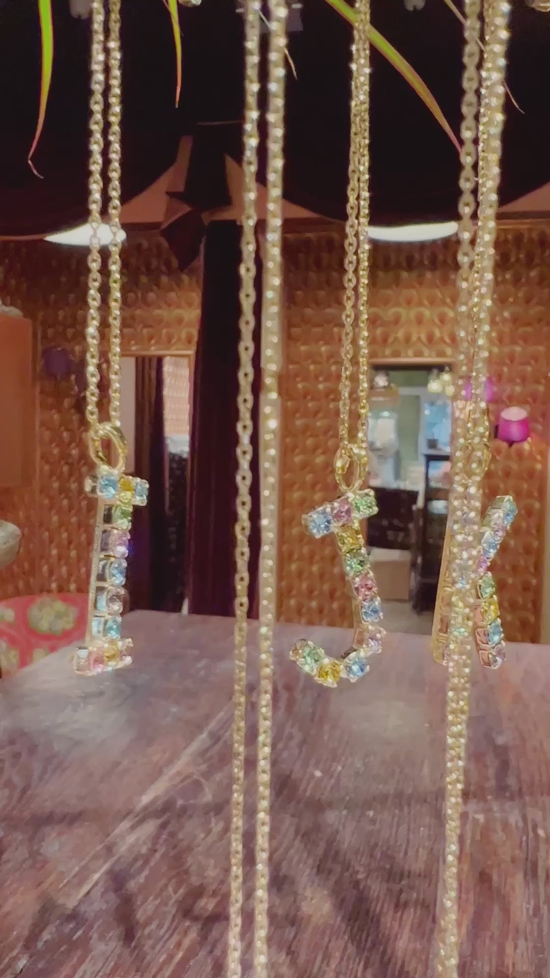 Letter necklace - R