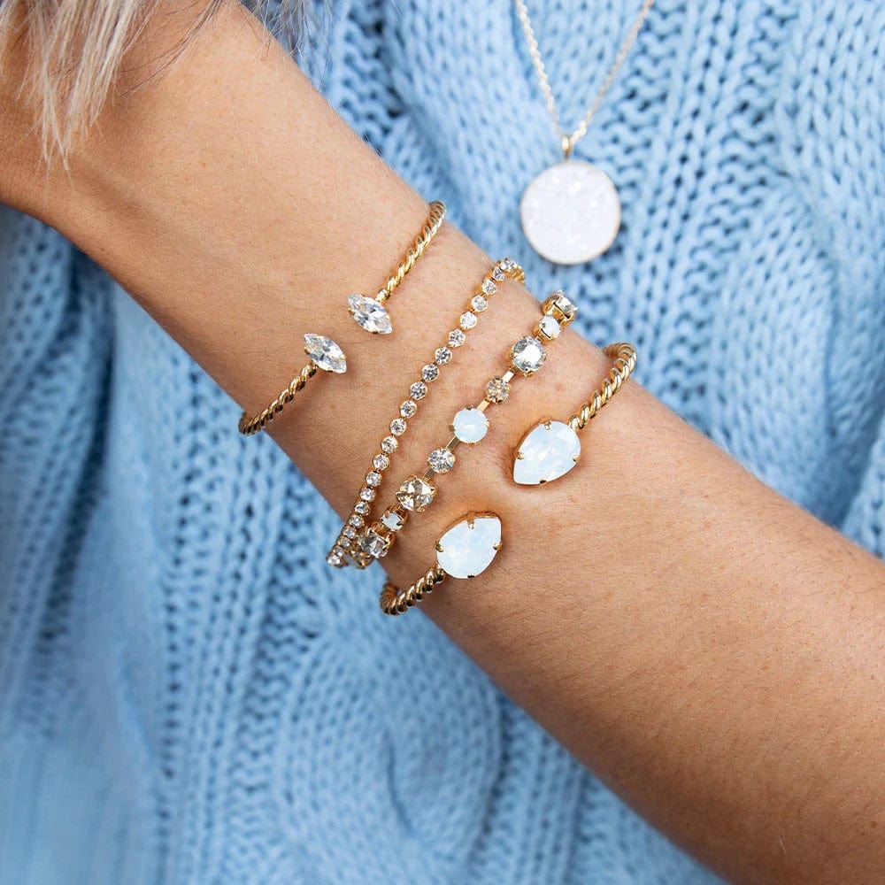 Caroline Svedbom armbånd Calanthe bracelet - white combo