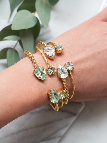 Caroline Svedbom armbånd Mini drop bracelet - chrysolite