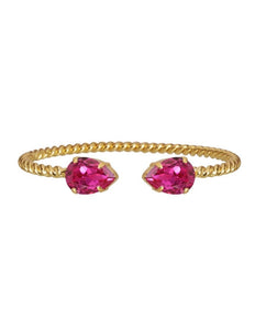 Caroline Svedbom armbånd Mini drop bracelet  - fushia
