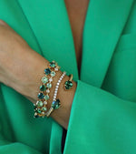 Last inn bildet i Galleri-visningsprogrammet, Caroline Svedbom armbånd Pomona bracelet - green combo
