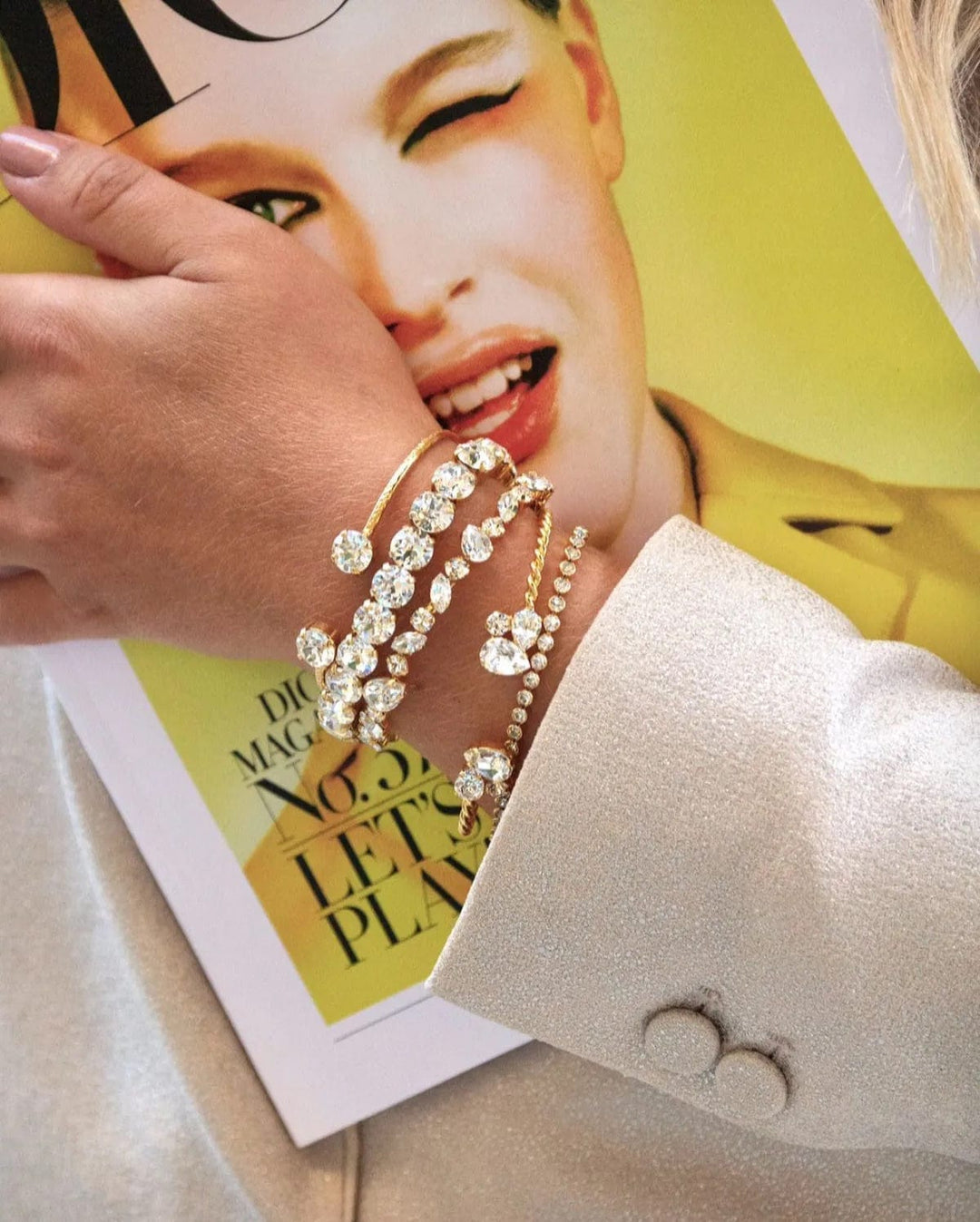 Caroline Svedbom armbånd Siri bracelet - light colorado topaz