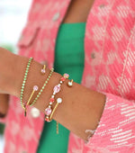 Last inn bildet i Galleri-visningsprogrammet, Caroline Svedbom armbånd Siri bracelet - peridot
