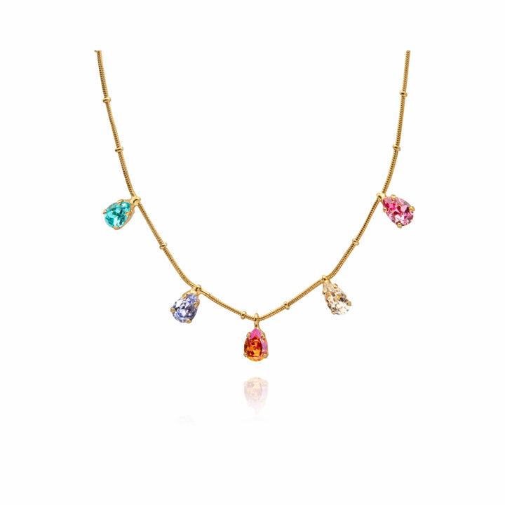 Caroline Svedbom halskjeder Estelle necklace - rainbow combo