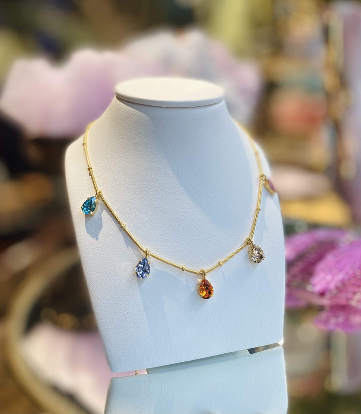 Caroline Svedbom halskjeder Estelle necklace - rainbow combo
