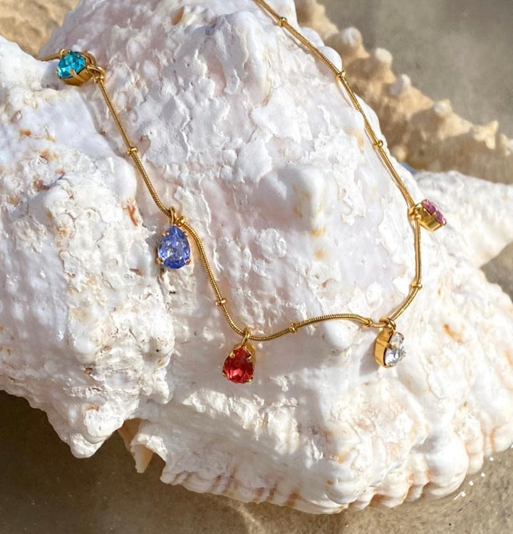 Caroline Svedbom halskjeder Estelle necklace - rainbow combo