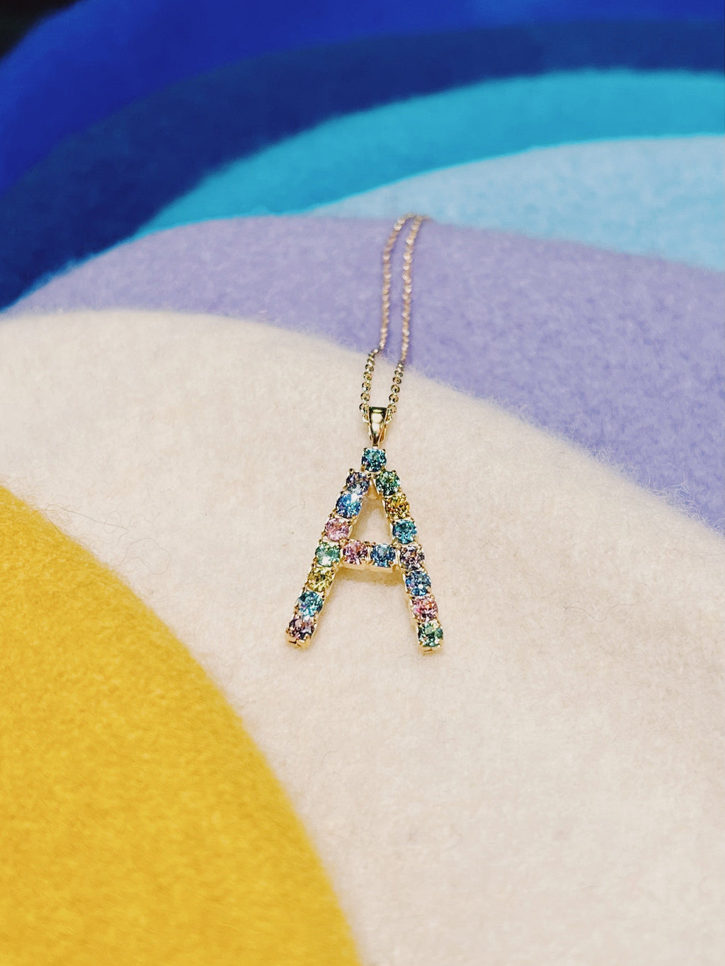 Caroline Svedbom halskjeder Letter necklace - A