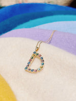 Last inn bildet i Galleri-visningsprogrammet, Caroline Svedbom halskjeder Letter necklace - D
