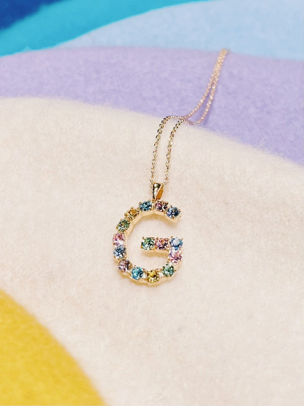 Caroline Svedbom halskjeder Letter necklace - G