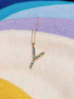Last inn bildet i Galleri-visningsprogrammet, Caroline Svedbom halskjeder Letter necklace - Y
