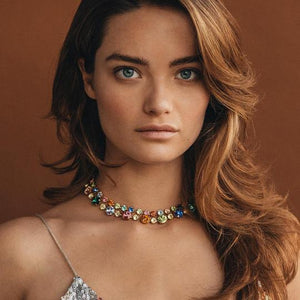 Caroline Svedbom halskjeder Pomona necklace - rainbow combo