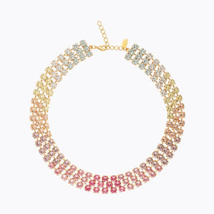 Caroline Svedbom halskjeder Rosanna necklace - pastell rainbow combo