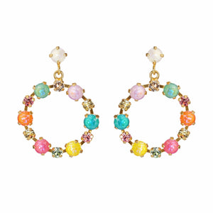 Caroline Svedbom øredobber Calanthe earrings - flower combo