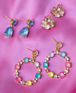 Last inn bildet i Galleri-visningsprogrammet, Caroline Svedbom øredobber Calanthe earrings - pretty flower combo
