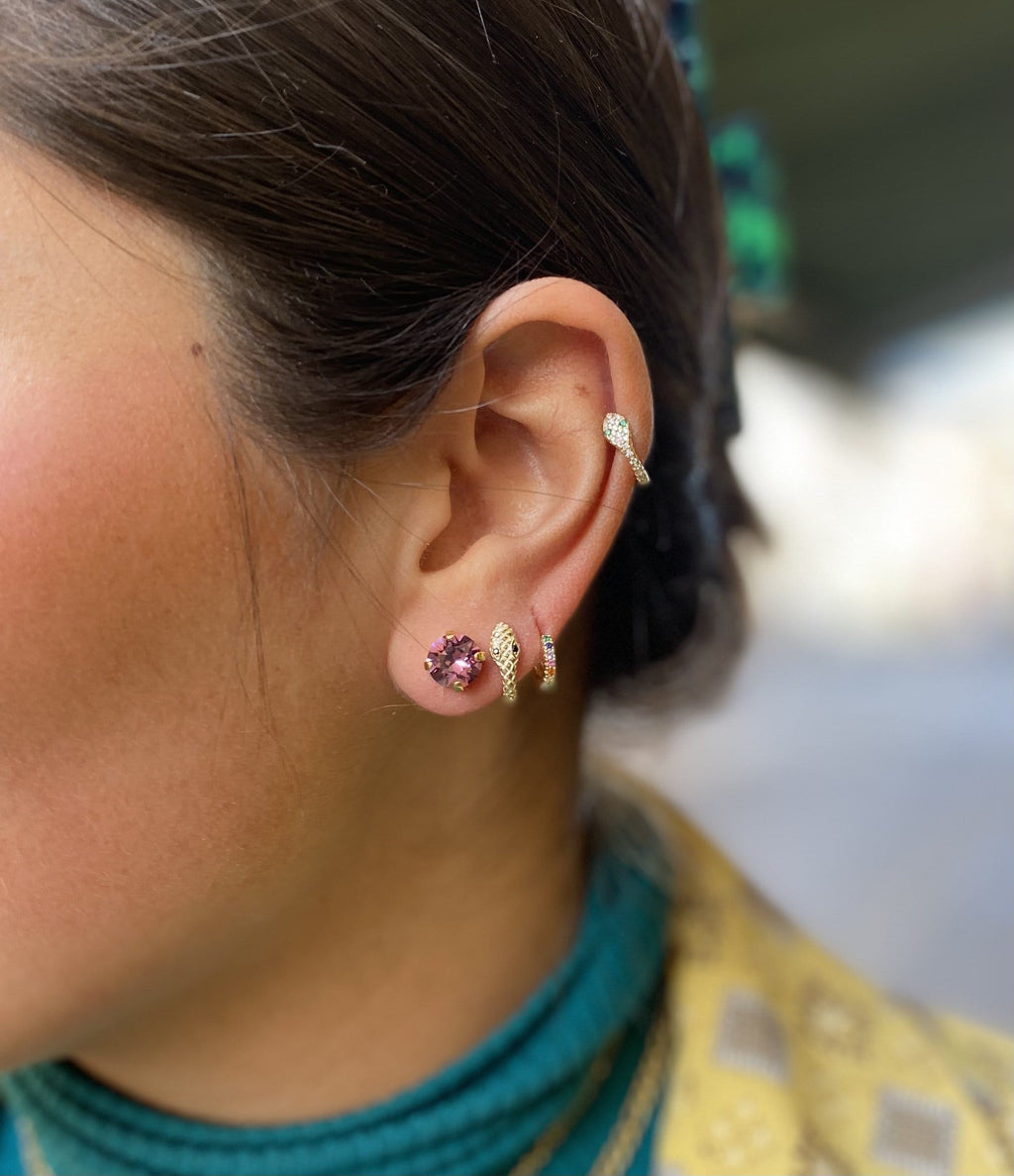 Caroline Svedbom øredobber Classic stud earrings - iris
