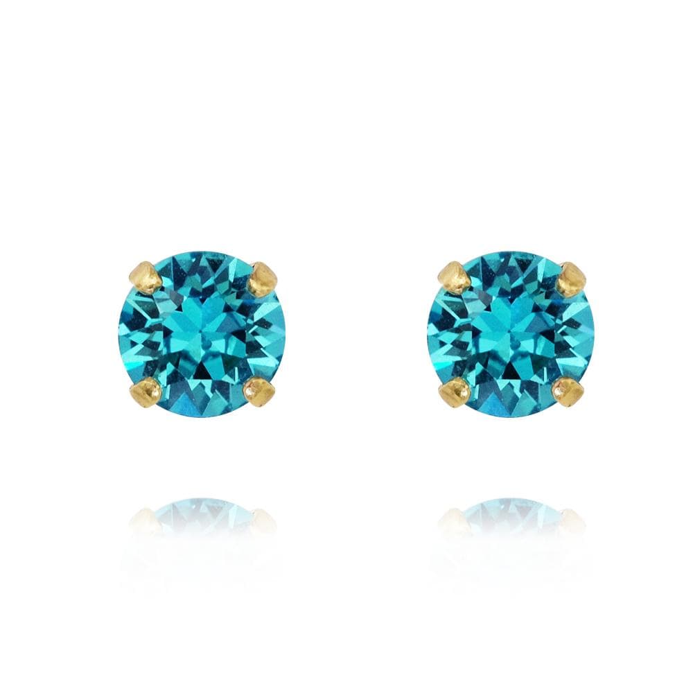 Caroline Svedbom øredobber Classic stud earrings - light turquoise