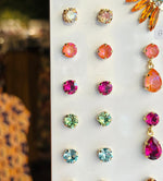 Last inn bildet i Galleri-visningsprogrammet, Caroline Svedbom øredobber Classic stud earrings - orange glow delite

