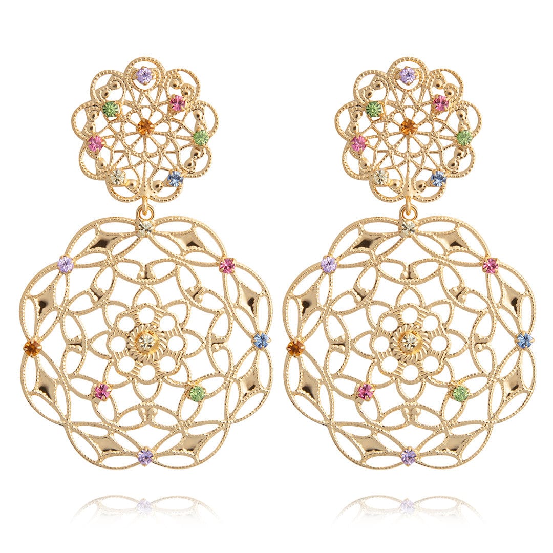 Caroline Svedbom øredobber Gardenia earrings - rainbow combo