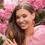 Last inn bildet i Galleri-visningsprogrammet, Caroline Svedbom øredobber Hanna earrings - coral combo
