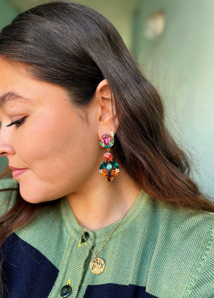 Caroline Svedbom øredobber Melina earrings - rainbow combo