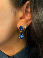 Last inn bildet i Galleri-visningsprogrammet, Caroline Svedbom øredobber Mini drop earrings - sapphire
