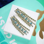 Last inn bildet i Galleri-visningsprogrammet, Caroline Svedbom øredobber Mini Penelope earrings - sea breeze combo

