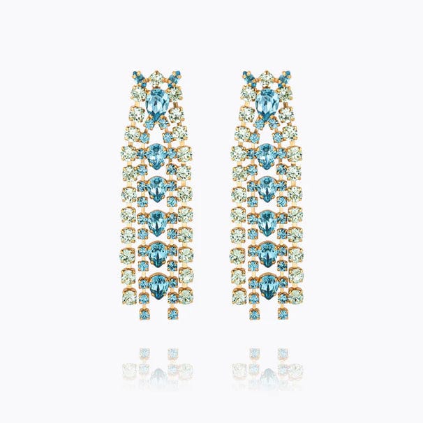 Caroline Svedbom øredobber Mini Penelope earrings - sea breeze combo