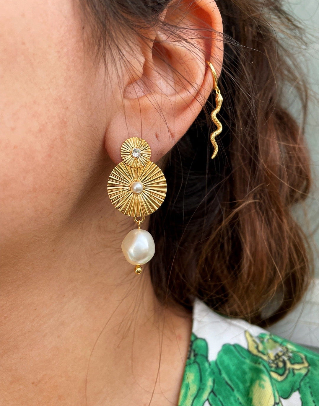 Caroline Svedbom øredobber Odessa pearl earrings