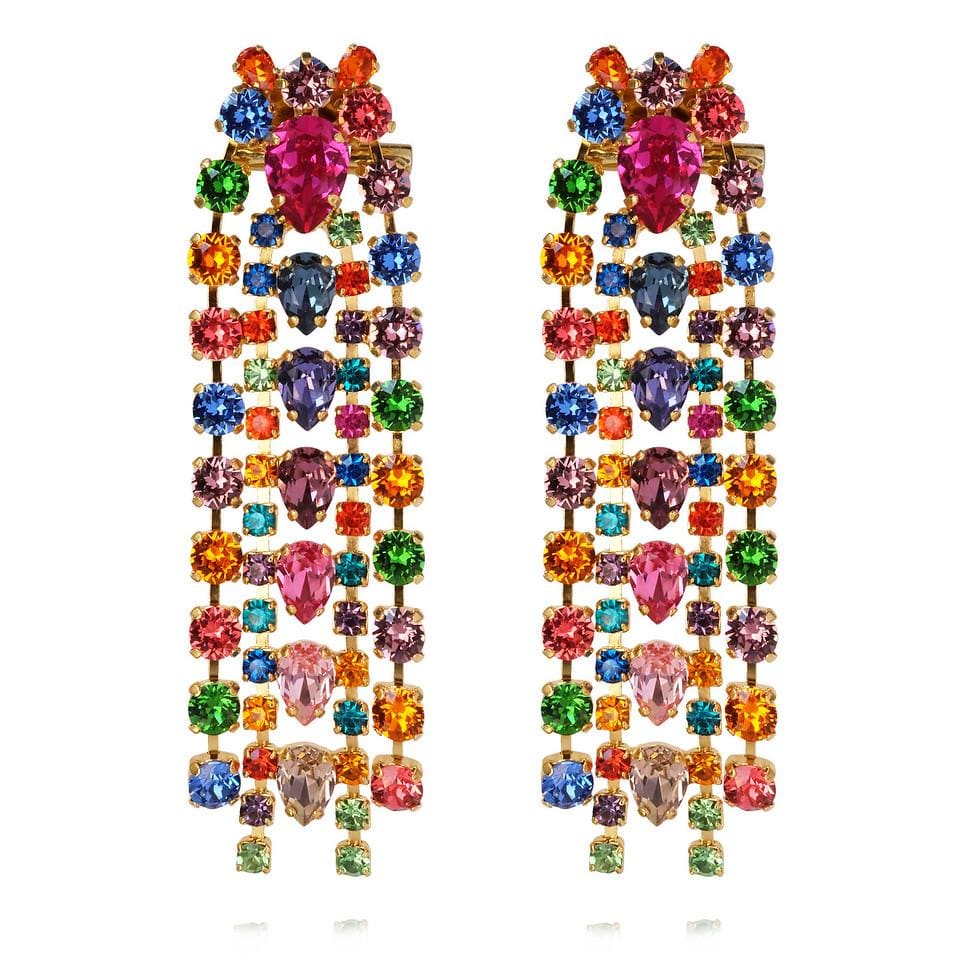 Caroline Svedbom øredobber Penelope earrings - rainbow combo