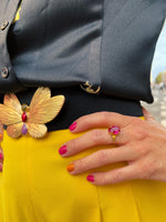 Last inn bildet i Galleri-visningsprogrammet, Caroline Svedbom ringer Mini drop ring - fushia
