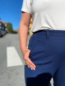 Dianas Vintage bukser Frida Pants twill - dark blue
