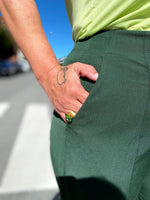 Last inn bildet i Galleri-visningsprogrammet, Dianas Vintage bukser Frida Pants twill - dark green
