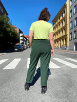 Last inn bildet i Galleri-visningsprogrammet, Dianas Vintage bukser Frida Pants twill - dark green
