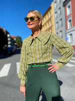 Last inn bildet i Galleri-visningsprogrammet, Dianas Vintage bukser Frida Pants twill - dark green

