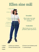 Last inn bildet i Galleri-visningsprogrammet, Dianas Vintage bukser Frida Pants twill - black

