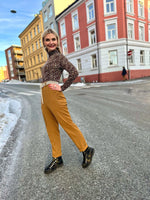 Last inn bildet i Galleri-visningsprogrammet, Dianas Vintage bukser Frida Pants twill - golden brown
