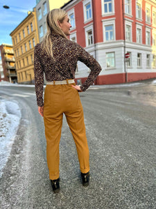 Dianas Vintage bukser Frida Pants twill - golden brown