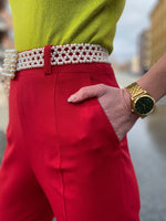 Last inn bildet i Galleri-visningsprogrammet, Dianas Vintage bukser Frida Pants twill - red
