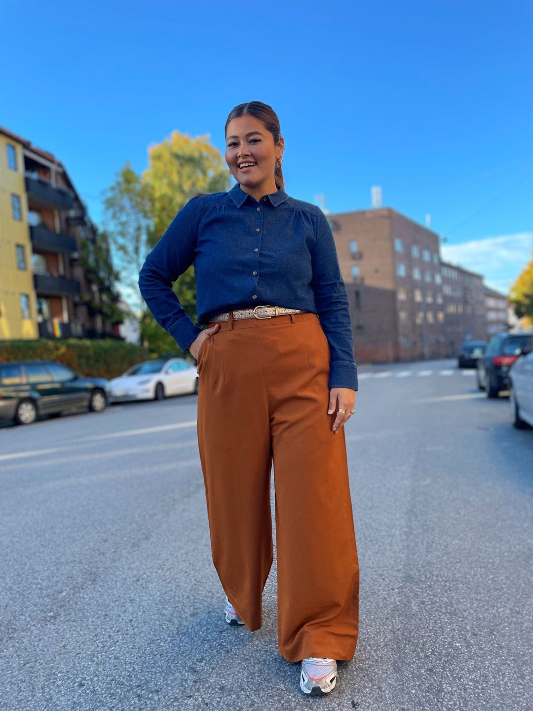 Dianas Vintage bukser Hepburn Pants - caramel