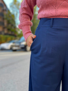 Dianas Vintage bukser Hepburn Pants - dark blue