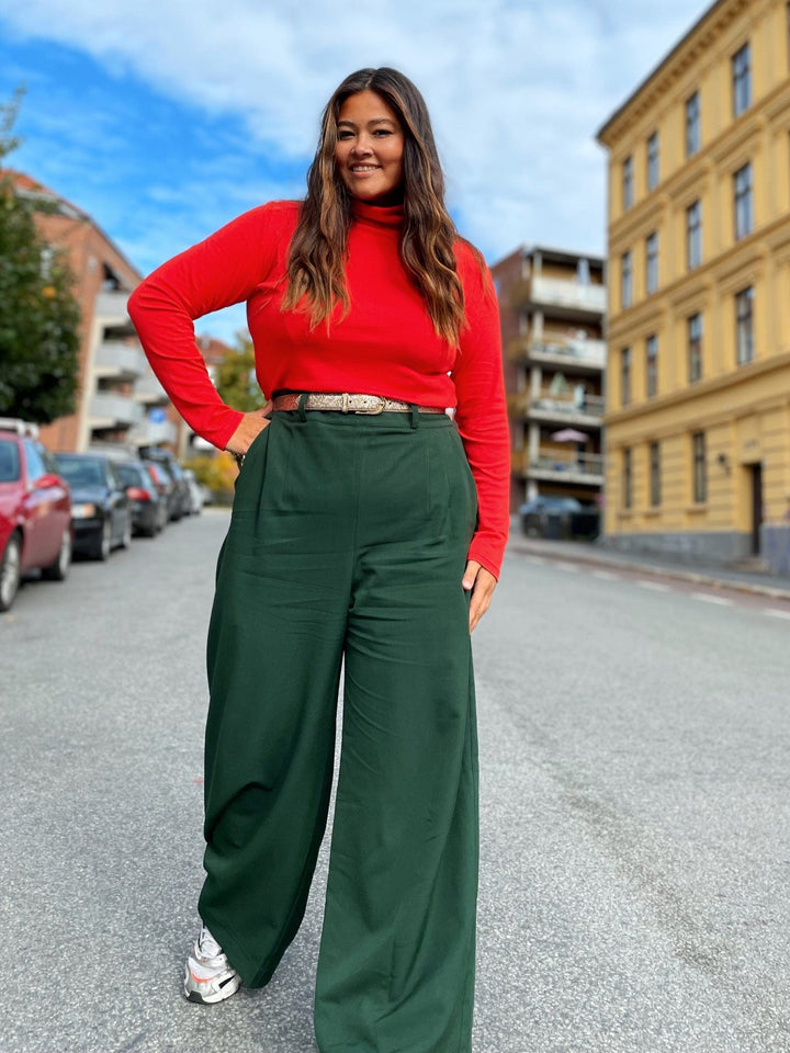 Dianas Vintage bukser Hepburn Pants - dark green