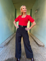 Last inn bildet i Galleri-visningsprogrammet, Dianas Vintage bukser Hepburn Pants - black

