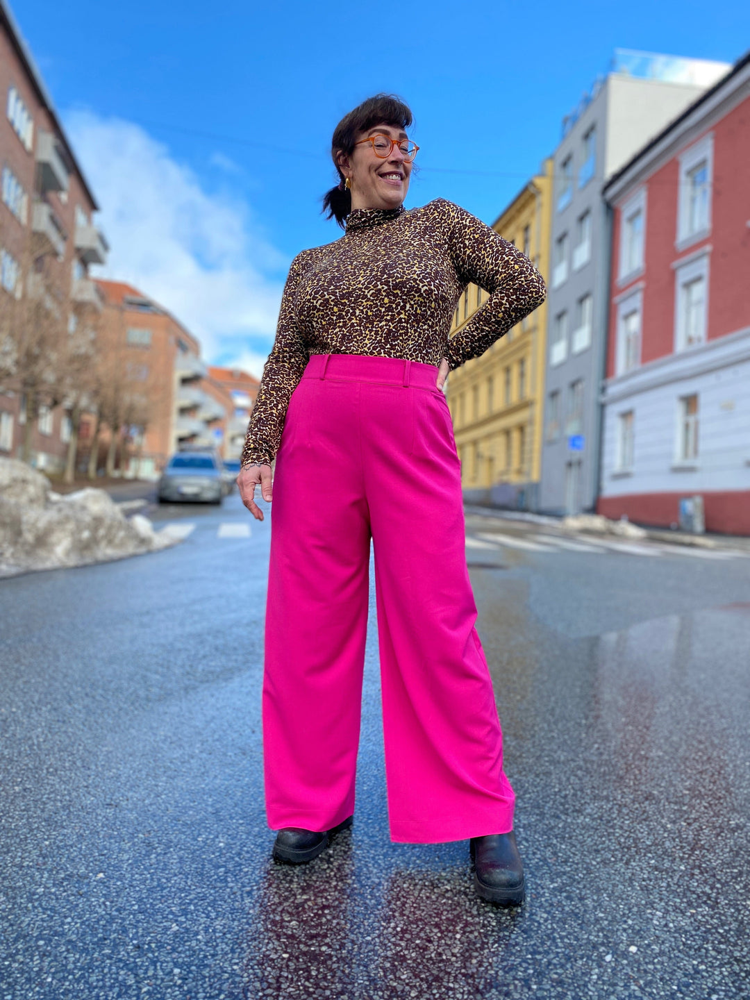 Dianas Vintage bukser Hepburn Pants - pink